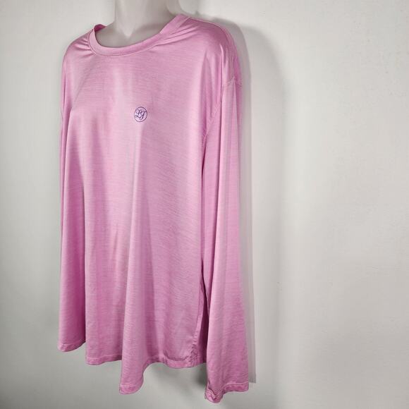 Lauren James Women's T Shirt Size XL Pink Long Sleeve Swordfish Graphic Fishing - Picture 4 of 9